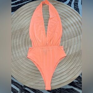 F21 Halter Bodysuit
